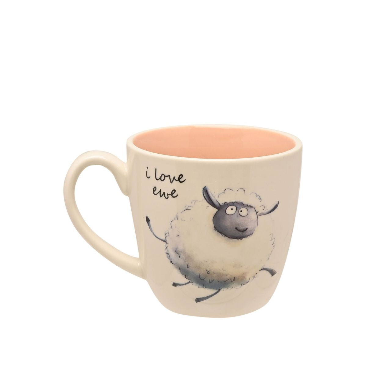 The Funny Farm Mug - "Love Ewe!" adds farmyard charm to daily life with its playful sheep illustration and affectionate caption, embodying the spirit of this character-led collection.