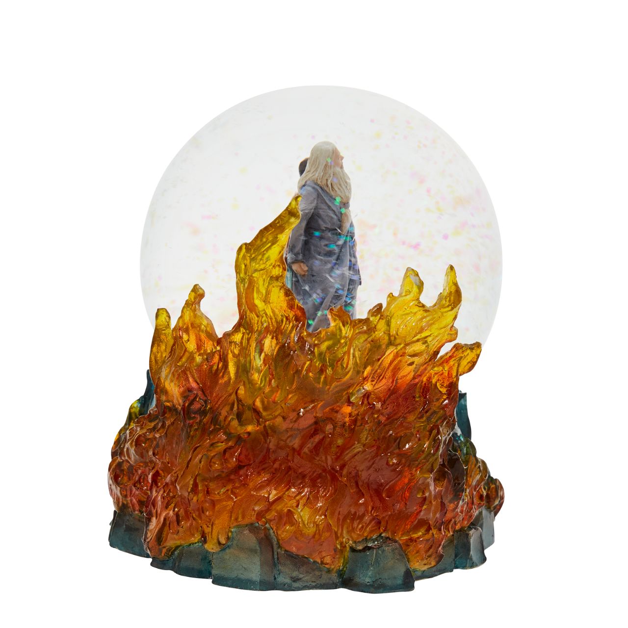 The Half Blood Prince Waterball  Based on the film poster for Harry Potter and the Half Blood Prince, this water captures Harry Potter and Professor Dumbledore on their quest. This piece has been hand painted using the highest quality cast stone to ensure all details are captured.
