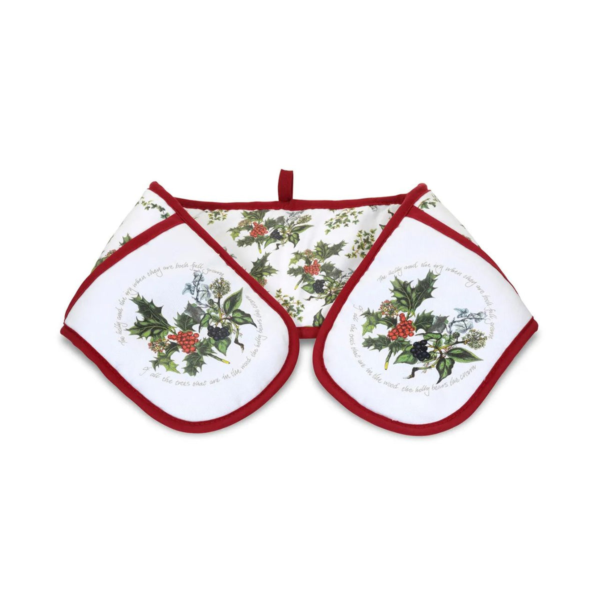 This double oven glove is a fabulously festive themed essential