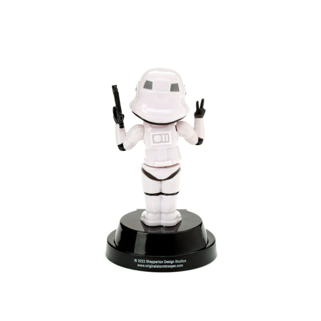 The Original Stormtrooper Peace Solar Pal is a revolutionary new product from the renowned Star Wars franchise. It harnesses the power of the sun to create a captivating light show for outdoor spaces. Innovation and style come together for the perfect addition to any space.