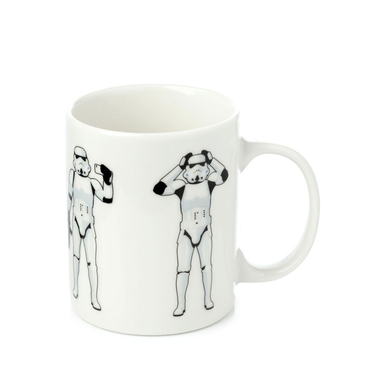 Crafted from high-quality white porcelain, The Original Stormtrooper Mug offers a sleek and durable design ideal for daily use. Its crisp white finish, inspired by iconic Stormtrooper armor, complements any kitchen or office setup.
