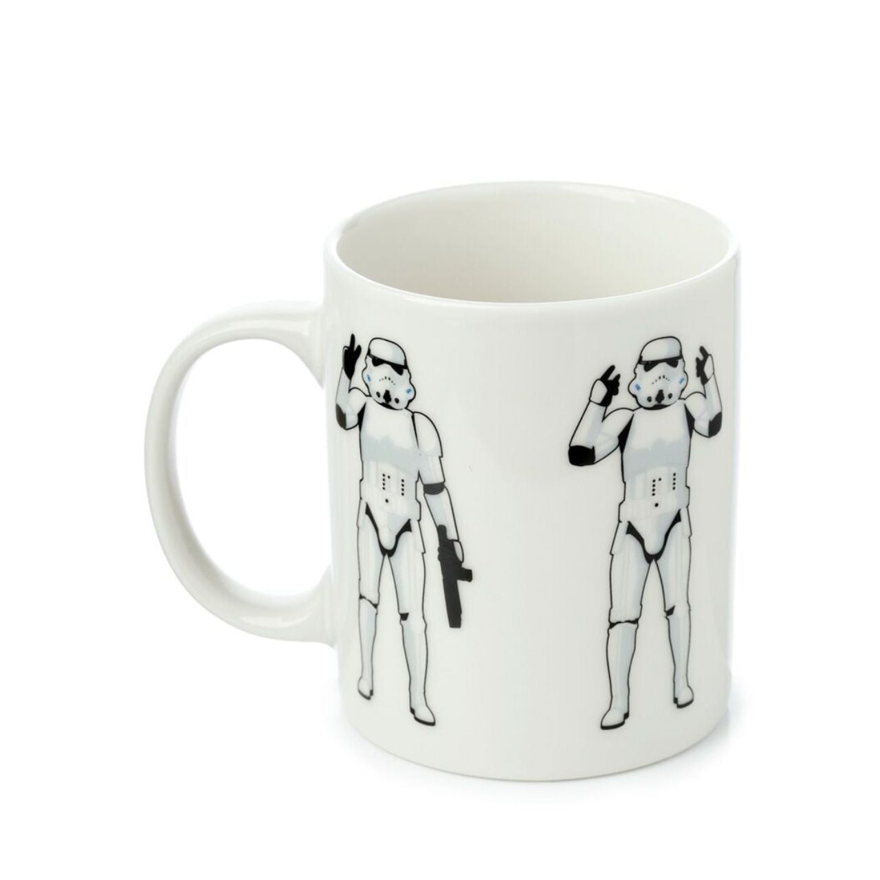 Crafted from high-quality white porcelain, The Original Stormtrooper Mug offers a sleek and durable design ideal for daily use. Its crisp white finish, inspired by iconic Stormtrooper armor, complements any kitchen or office setup.