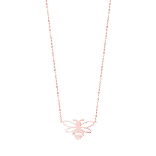 Bee Rose Gold Stencil Pendant by Tipperary Crystal Bring a hint of nature indoors with this sophisticated Bee Rose Gold Stencil Pendant by Tipperary Crystal. This piece adds an elegant touch to any outfit. With its distinctive design, it makes an exquisite gift for any special occasion.