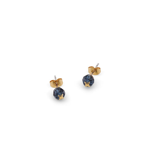 Bougie Beads Midnight Stud Earrings - NEW 2025