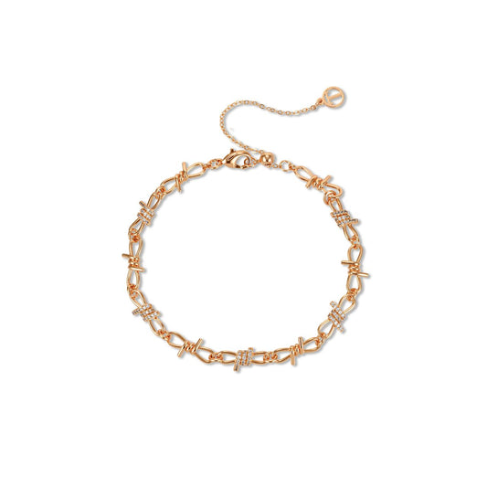 Elegant gold bow bracelet from Tipperary's signature collection. Crafted with refined detail, this timeless piece adds a touch of sophistication to any wrist.