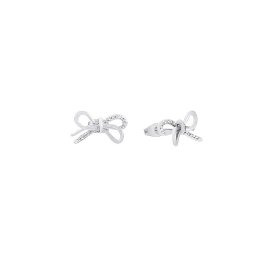 The Tipperary Bow Silver Stud Earrings, new for 2025, combine expert craftsmanship with a delicate bow design. Crafted from high-quality silver, these studs offer a refined and contemporary look that enhances both everyday and special occasion outfits.