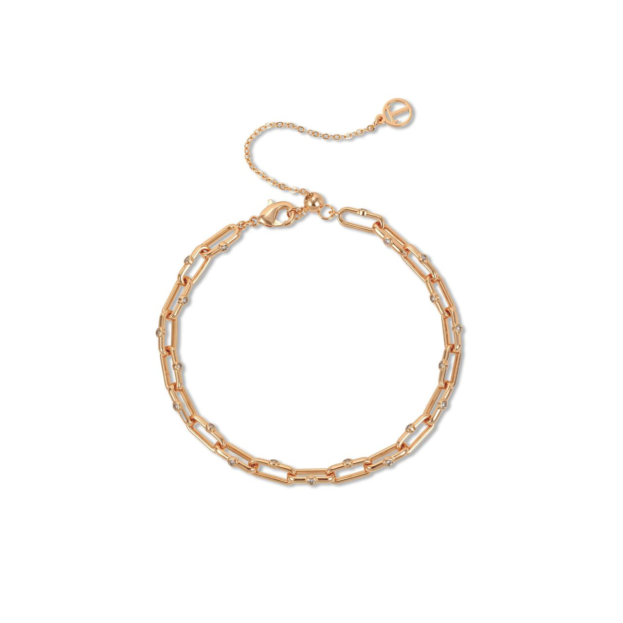 Elegant chain link bracelet crafted in lustrous gold finish. This timeless piece from Tipperary combines classic design with quality construction, perfect for everyday wear or special occasions.