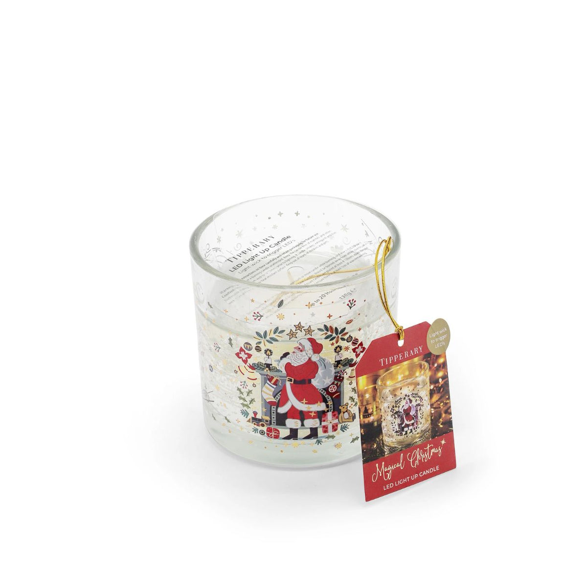candle is lit, bringing a cheerful ambiance to your home during the festive season.