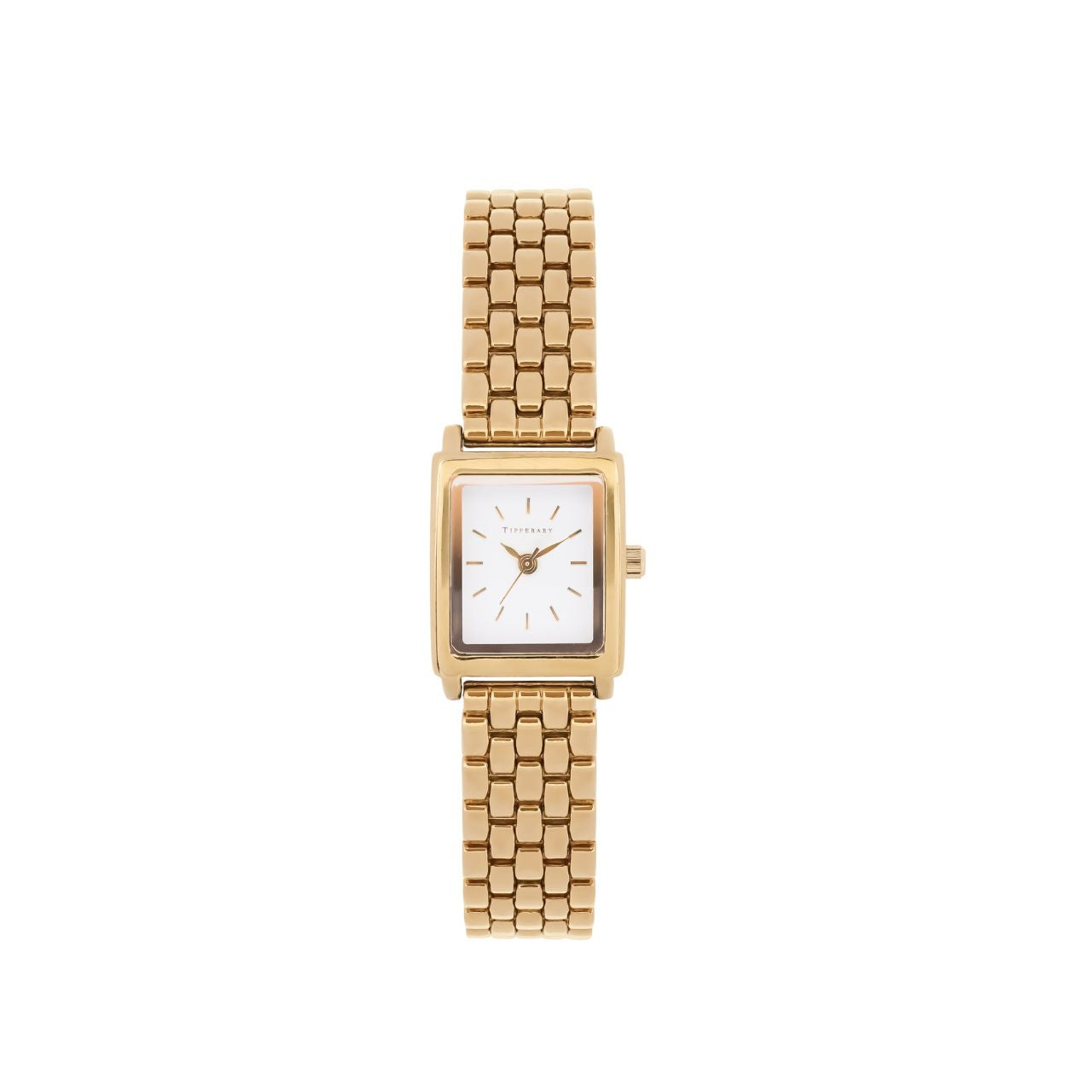 Elevate your everyday elegance with this timeless rectangular watch from Tipperary. Featuring a refined white dial paired with lustrous gold-tone accents, it strikes the perfect balance between classic sophistication and contemporary style.