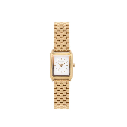 Elevate your everyday elegance with this timeless rectangular watch from Tipperary. Featuring a refined white dial paired with lustrous gold-tone accents, it strikes the perfect balance between classic sophistication and contemporary style.