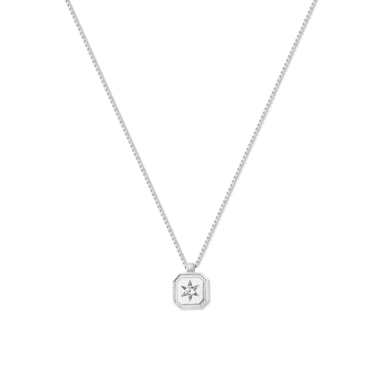 Elevate your style with the Tipperary Compass Star Pendant in silver. Expertly crafted, this elegant pendant captures the timeless symbolism of guidance and direction, making it a meaningful accessory for any occasion. Its refined finish and subtle design offer a sophisticated touch that complements both everyday and formal wear.