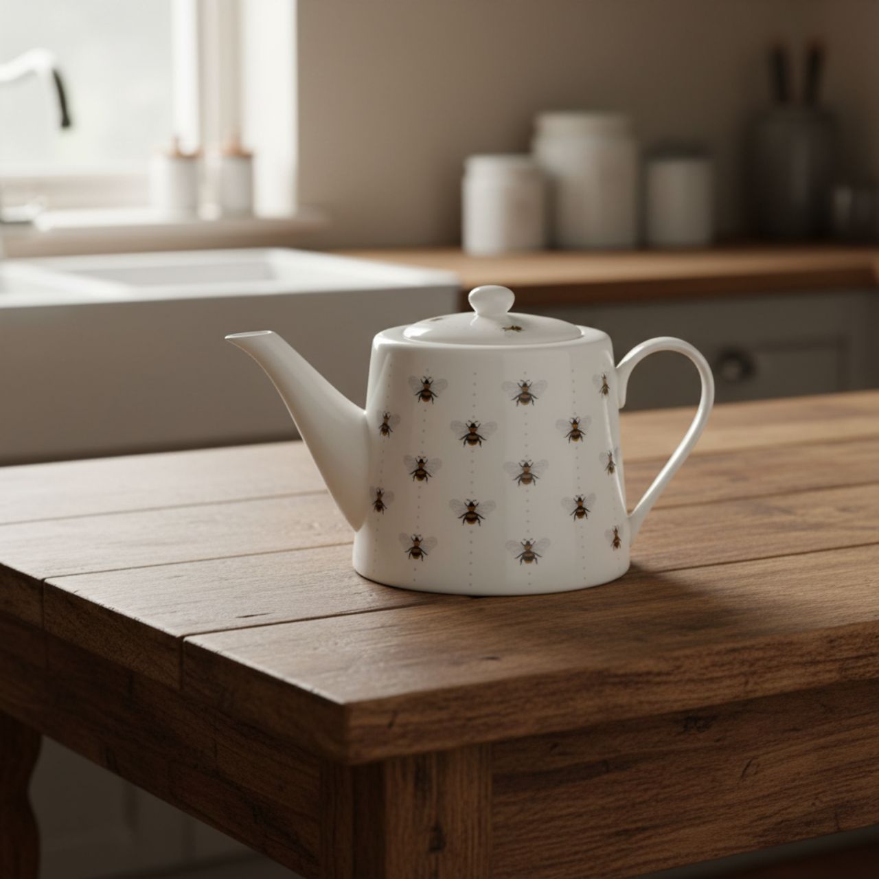 Add a splash of colour to your kitchen with our Tipperary New Bees Collection. The stunning range features the busy bumble bee design sure to brighten up your kitchen.
