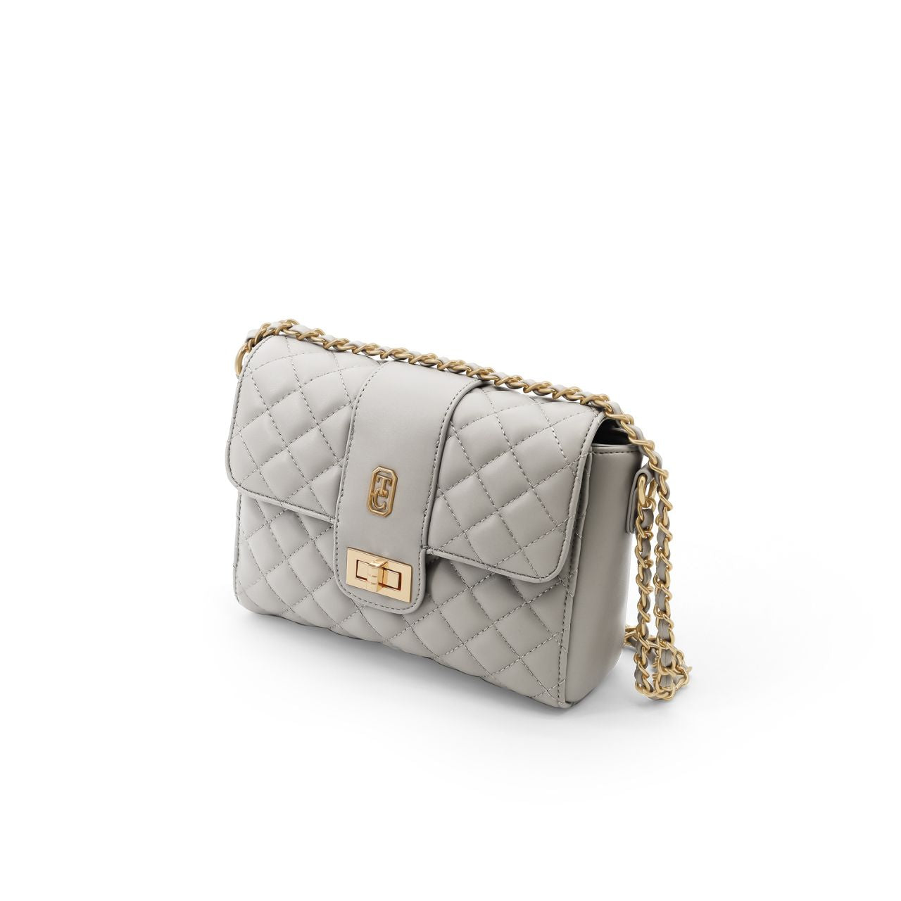 Bella Handbag - Grey by Tipperary Crystal  Bella Handbag - Grey