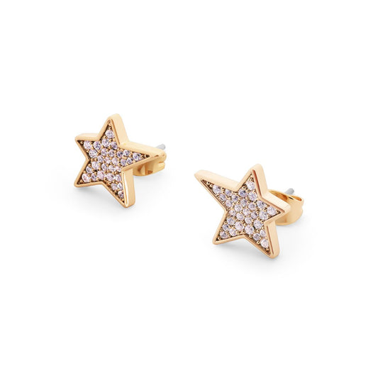 Gold CZ Insert Star Earrings by Tipperary - New 2024  Showcase your sense of style with this beautiful Gold CZ Insert Star earrings. Crafted with exquisite attention to detail, this piece of jewellery is a timeless addition to any wardrobe. Both durable and elegant, ensuring it will remain a treasured item for many years to come.