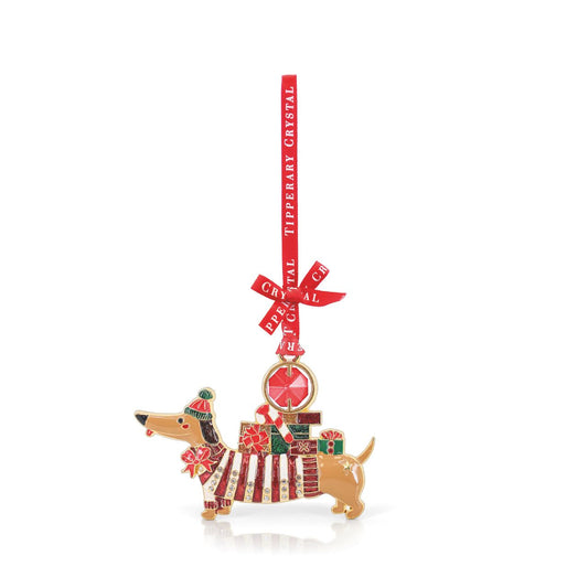 Celebrate the festive season with the Tipperary Dog Gem Christmas Decoration, a refined ornament that adds subtle charm to your holiday décor.