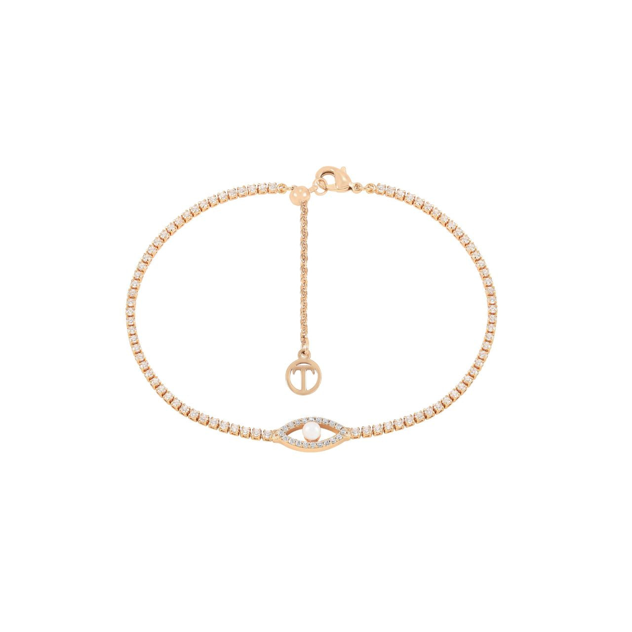 Elegant and meaningful, the Evil Eye CZ Pearl Bracelet is designed to bring both beauty and symbolism to your everyday style. From the iconic Evil Eye Collection, this bracelet represents protection and positivity while adding a refined sparkle to your wrist.