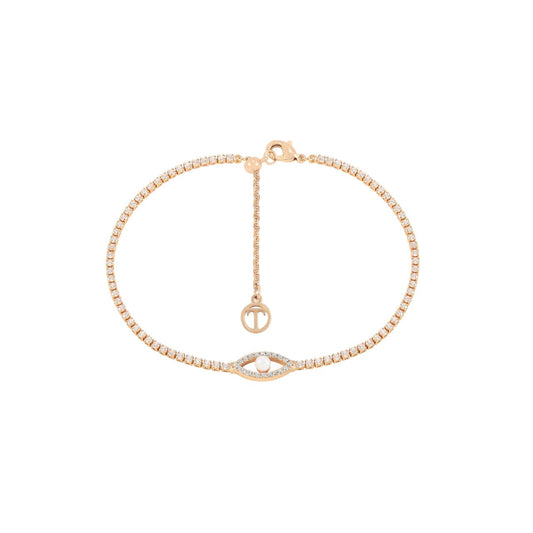Elegant and meaningful, the Evil Eye CZ Pearl Bracelet is designed to bring both beauty and symbolism to your everyday style. From the iconic Evil Eye Collection, this bracelet represents protection and positivity while adding a refined sparkle to your wrist.