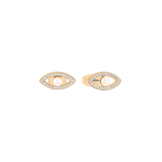 Chic and symbolic, the Evil Eye CZ Pearl Earrings bring a touch of protection and elegance to your look. Part of the timeless Evil Eye Collection, these earrings blend contemporary design with meaningful detail, making them a beautiful choice for everyday wear or special occasions.