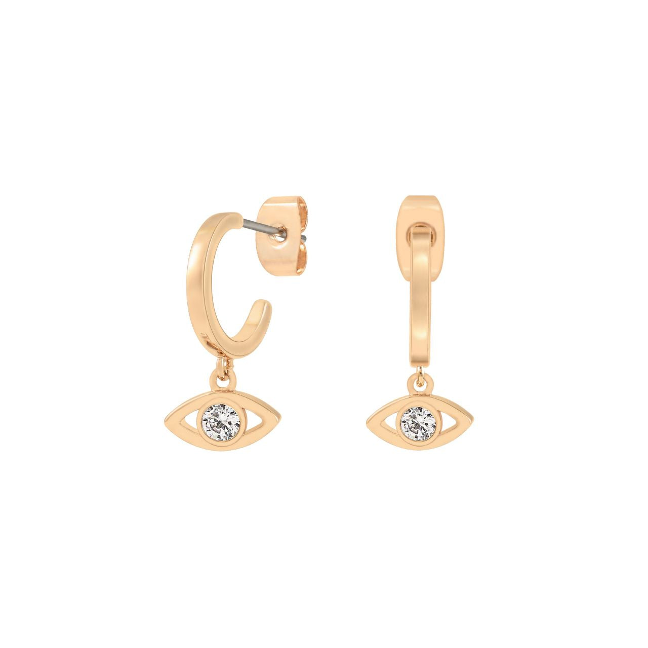 Modern and symbolic, the Evil Eye Hoop Earrings bring everyday style together with timeless meaning. From the Evil Eye Collection, these hoops are designed to symbolise protection while adding a subtle touch of sparkle.