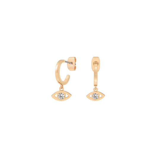 Modern and symbolic, the Evil Eye Hoop Earrings bring everyday style together with timeless meaning. From the Evil Eye Collection, these hoops are designed to symbolise protection while adding a subtle touch of sparkle.