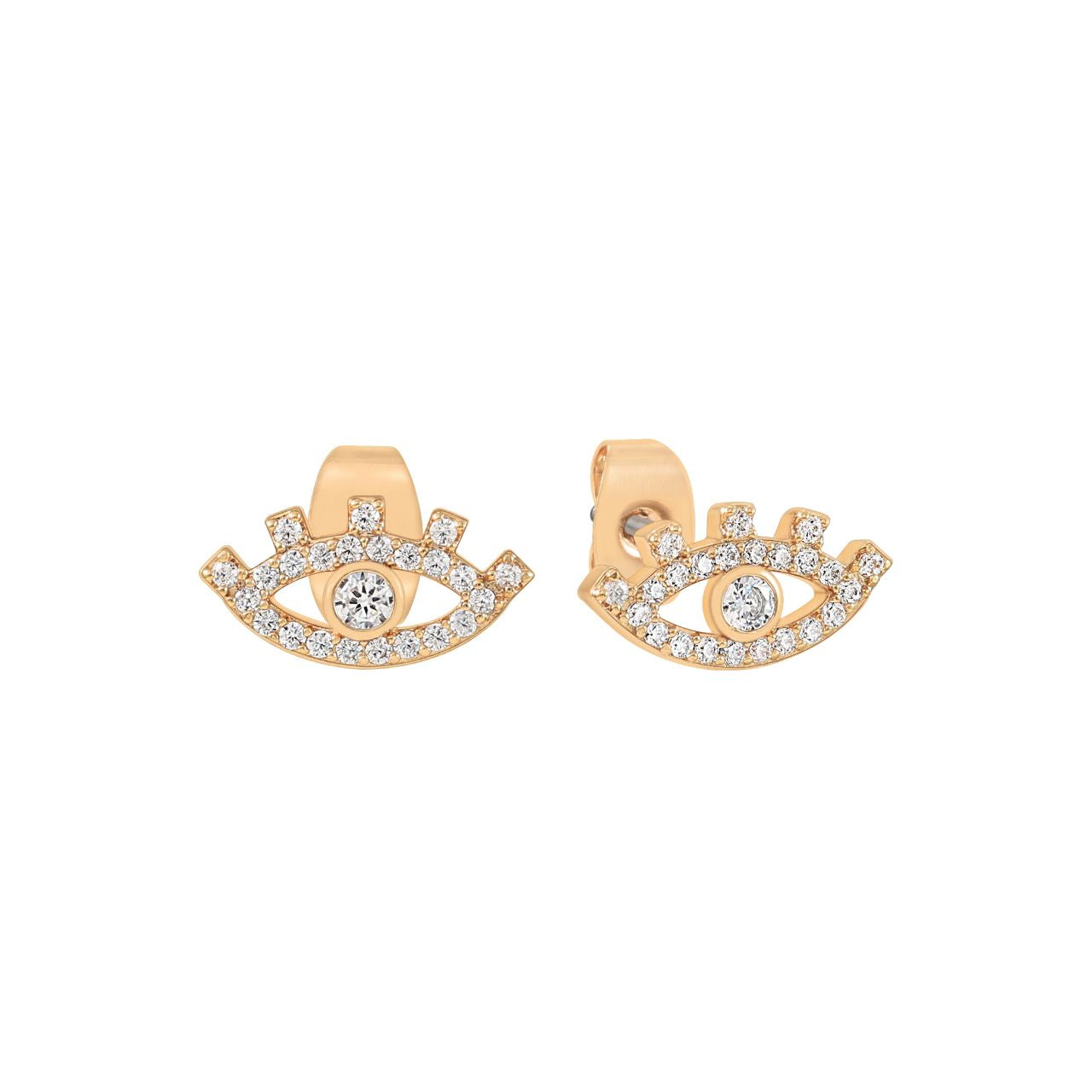 Symbolic and stylish, the Evil Eye Greek Earrings bring a modern twist to an age-old protective symbol. Part of the Evil Eye Collection, these studs are designed to represent positivity and elegance, making them perfect for both everyday wear and special occasions.