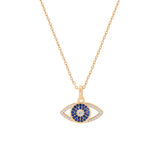 Bold yet elegant, the Evil Eye Sapphire CZ Pendant is a striking piece from the Evil Eye Collection, designed to symbolise positivity and protection. With its vibrant colour and sparkle, it’s perfect for adding meaning and style to your everyday look.