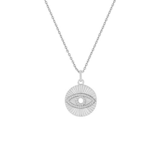 Discover elegance with meaning in the Evil Eye Star Burst Pendant. From the symbolic Evil Eye Collection, this necklace combines everyday style with a touch of protection, making it a thoughtful piece to wear close to your heart.