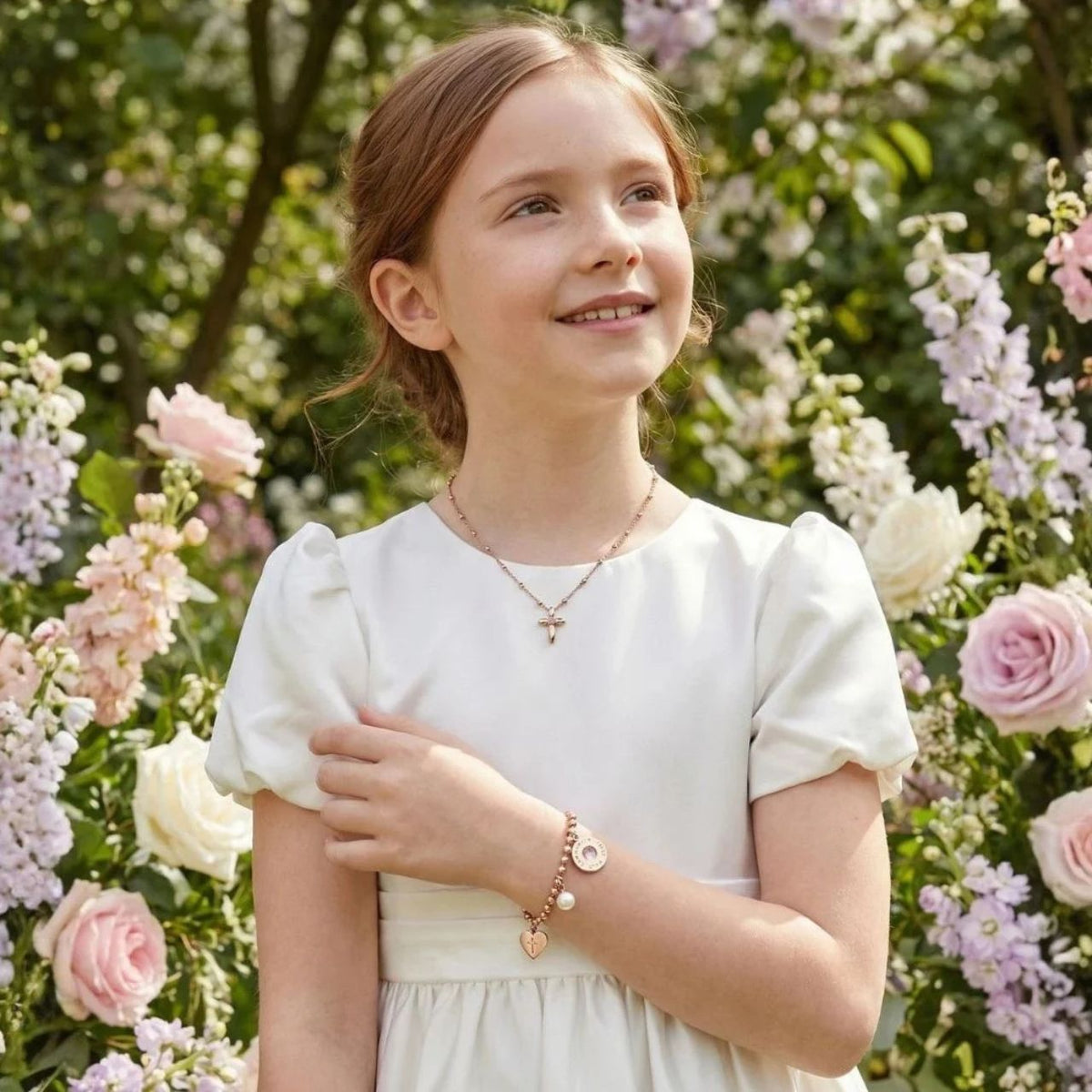 This beautiful piece of jewellery is from our new Communion Jewellery Collection, perfect if you're looking for a treasured Christening, Communion or Confirmation gift.