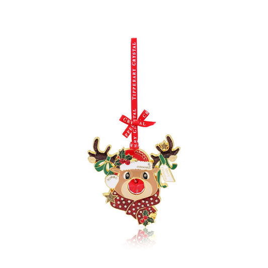 Gem Christmas Decoration - Reindeer by Tipperary