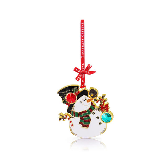 Gem Christmas Decoration - Snowman by Tipperary