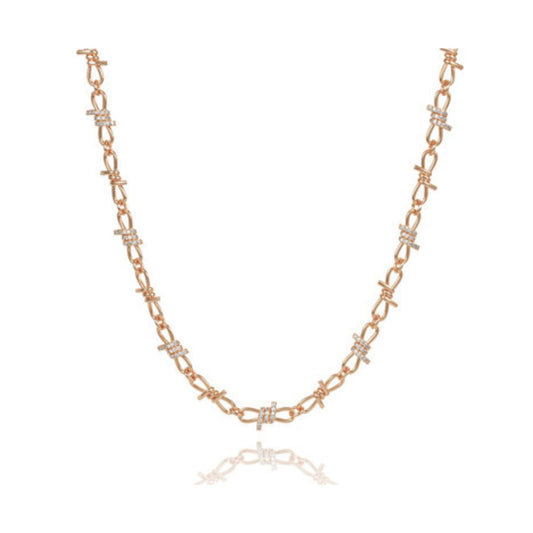 Gold Bow Necklace by Tipperary