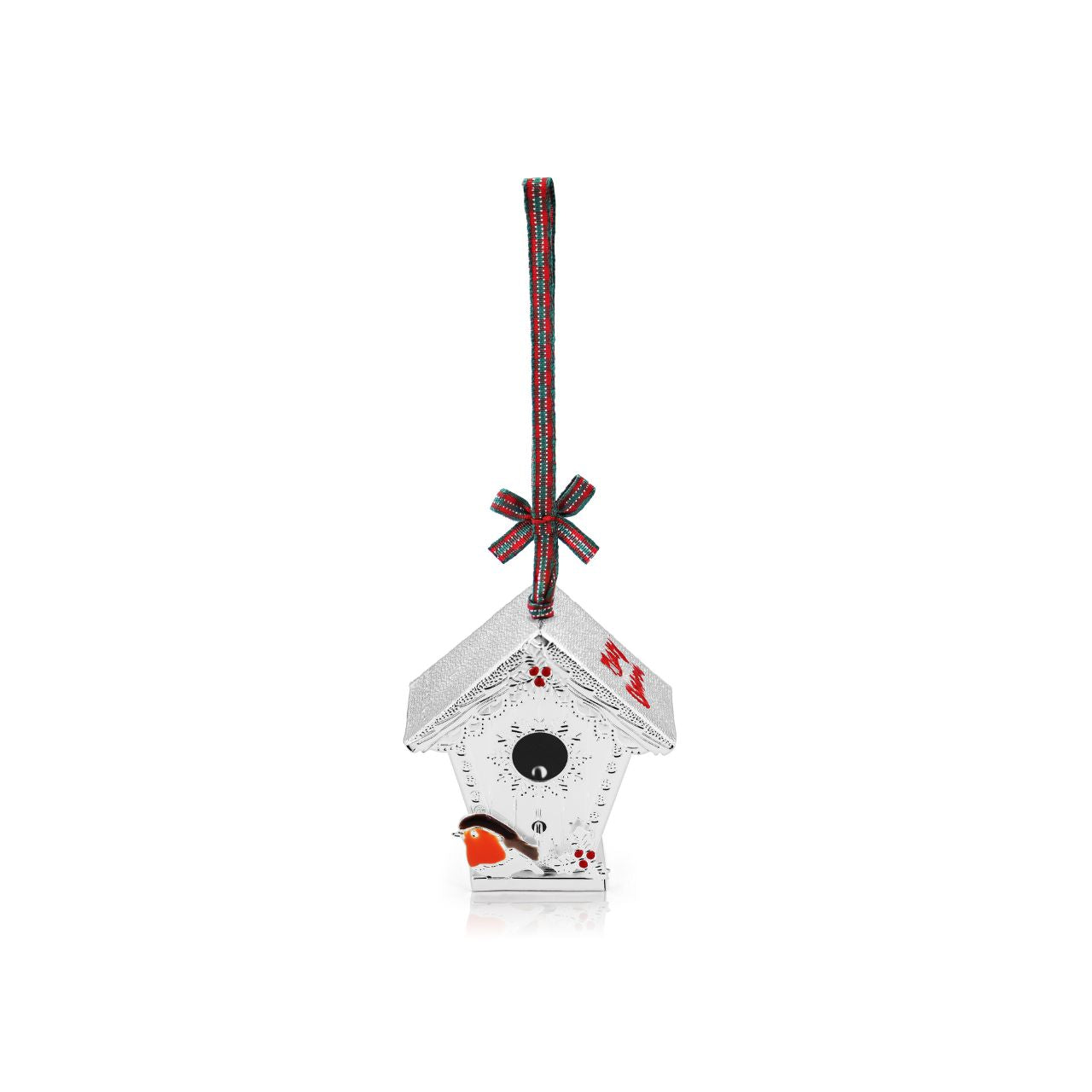 The Tipperary Heirloom Christmas Decoration - Robin Birdbox offers a refined seasonal charm with its delicate design. Crafted to evoke a warm, festive spirit, this elegant piece makes a timeless addition to your holiday décor, creating an inviting atmosphere for years to come.