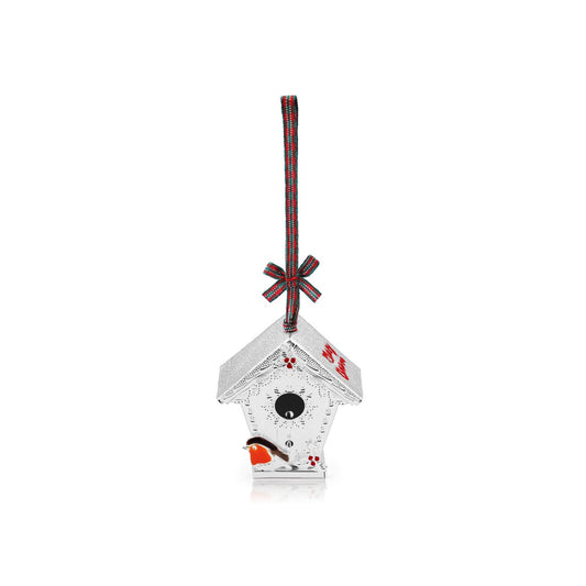 The Tipperary Heirloom Christmas Decoration - Robin Birdbox offers a refined seasonal charm with its delicate design. Crafted to evoke a warm, festive spirit, this elegant piece makes a timeless addition to your holiday décor, creating an inviting atmosphere for years to come.