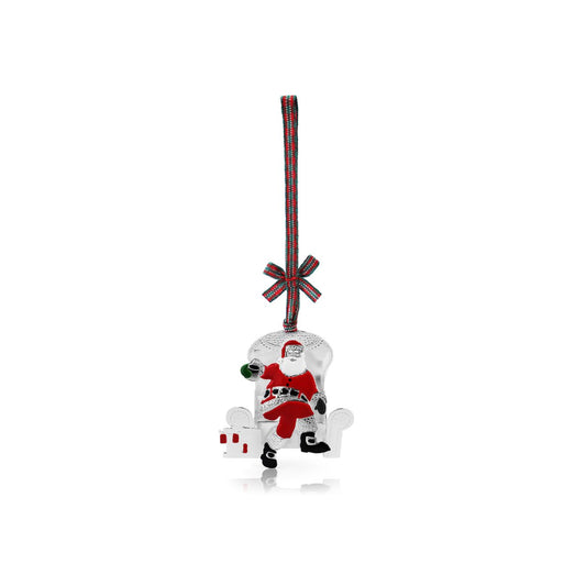 The Tipperary Heirloom Christmas Decoration - Santa's Chair offers a timeless accent for your festive décor. Crafted with meticulous attention to detail, this exquisite ornament captures the warmth and charm of holiday tradition.