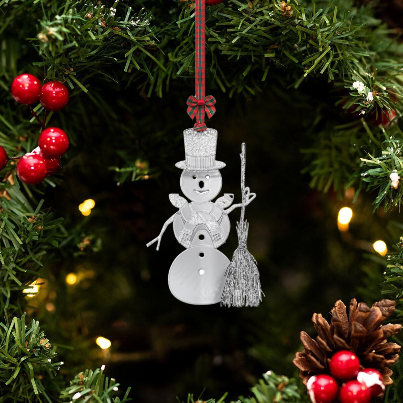 This Tipperary Heirloom Snowman Decoration is the perfect addition to your holiday décor. It is crafted from the finest materials, ensuring a durable and authentic heirloom quality piece that will last for years to come. Whether you hang it from your Christmas tree or display it in your home, it will bring a touch of class to your festive décor.
