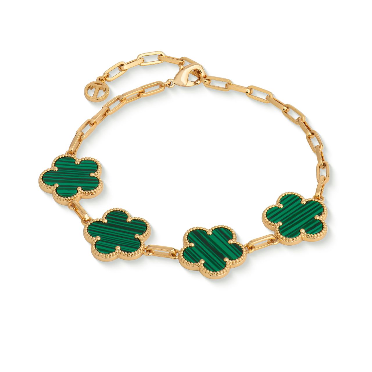 Introducing the Le Fleur Collection – a stunning assortment of jewellery that embodies elegance and charm. Each piece is plated in radiant yellow gold and showcases intricate designs, available in a range of captivating colours, from coal black and shamrock green to baby pink and deep red.