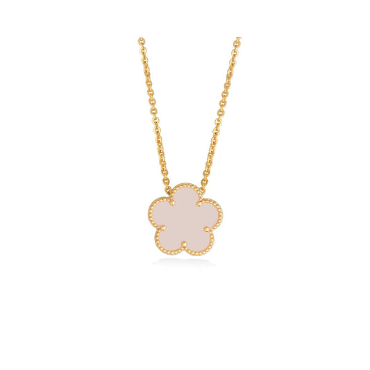 Introducing the Le Fleur Collection – a stunning assortment of jewellery that embodies elegance and charm. Each piece is plated in radiant yellow gold and showcases intricate designs, available in a range of captivating colours, from coal black and shamrock green to baby pink and deep red.