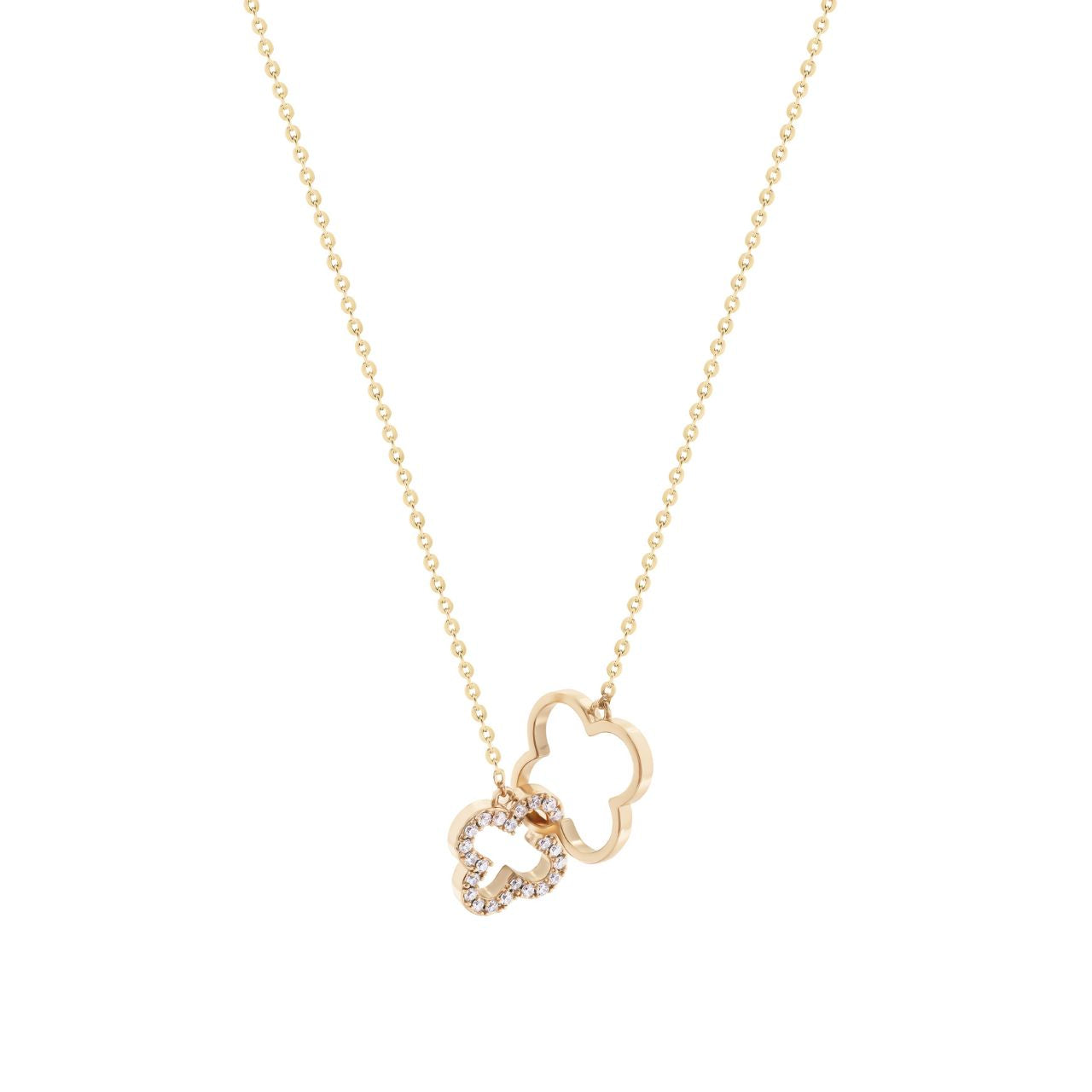 Elevate your jewellery collection with this exquisite Le Fleur pendant, featuring a stunning fleur-de-lis design crafted in lustrous gold.