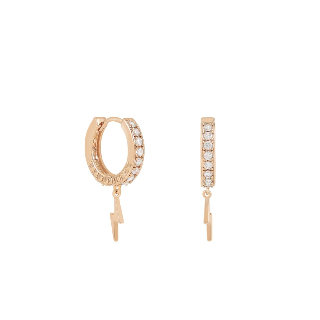 Elevate your everyday elegance with these striking Lightning Hoop Earrings in lustrous gold. Crafted by Tipperary, these contemporary hoops feature a distinctive lightning bolt design that adds an unexpected edge to your jewellery collection.