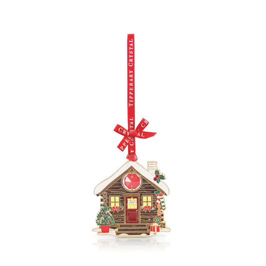 Elevate your holiday décor with the Tipperary Log Cabin Gem Christmas Hanging Decoration. Crafted with refined detail, this elegant ornament adds a timeless charm to your Christmas tree.
