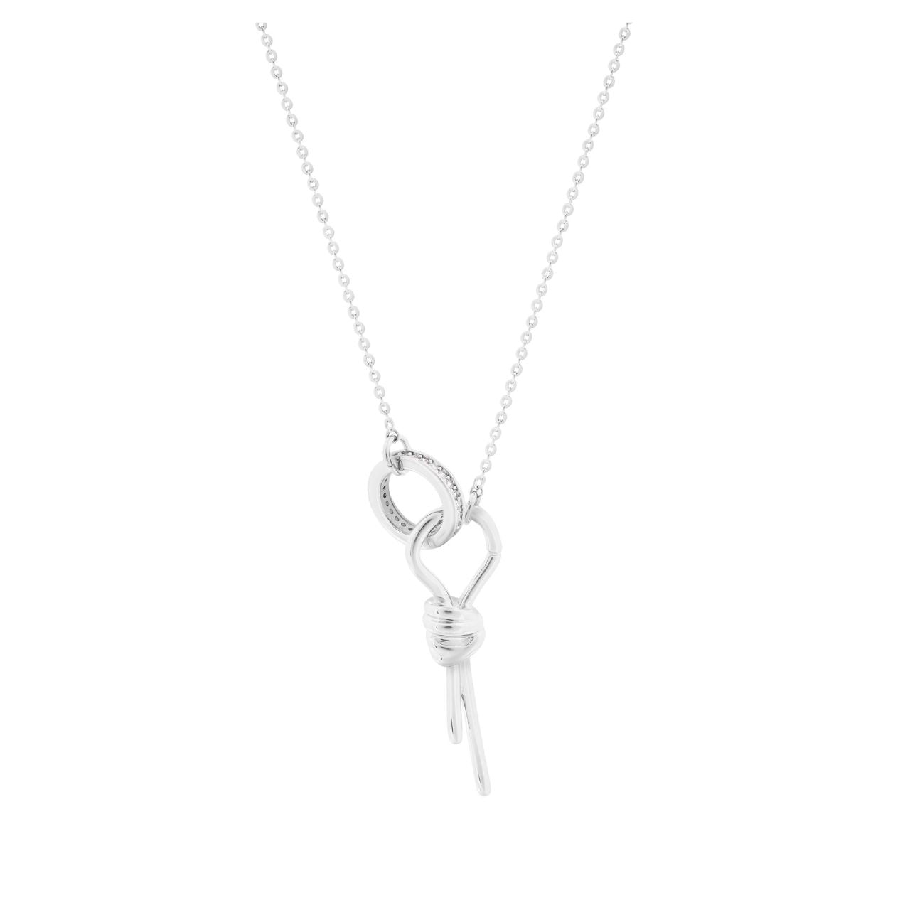 Celebrate the timeless bond of love with this elegant Tipperary Love Knot pendant.