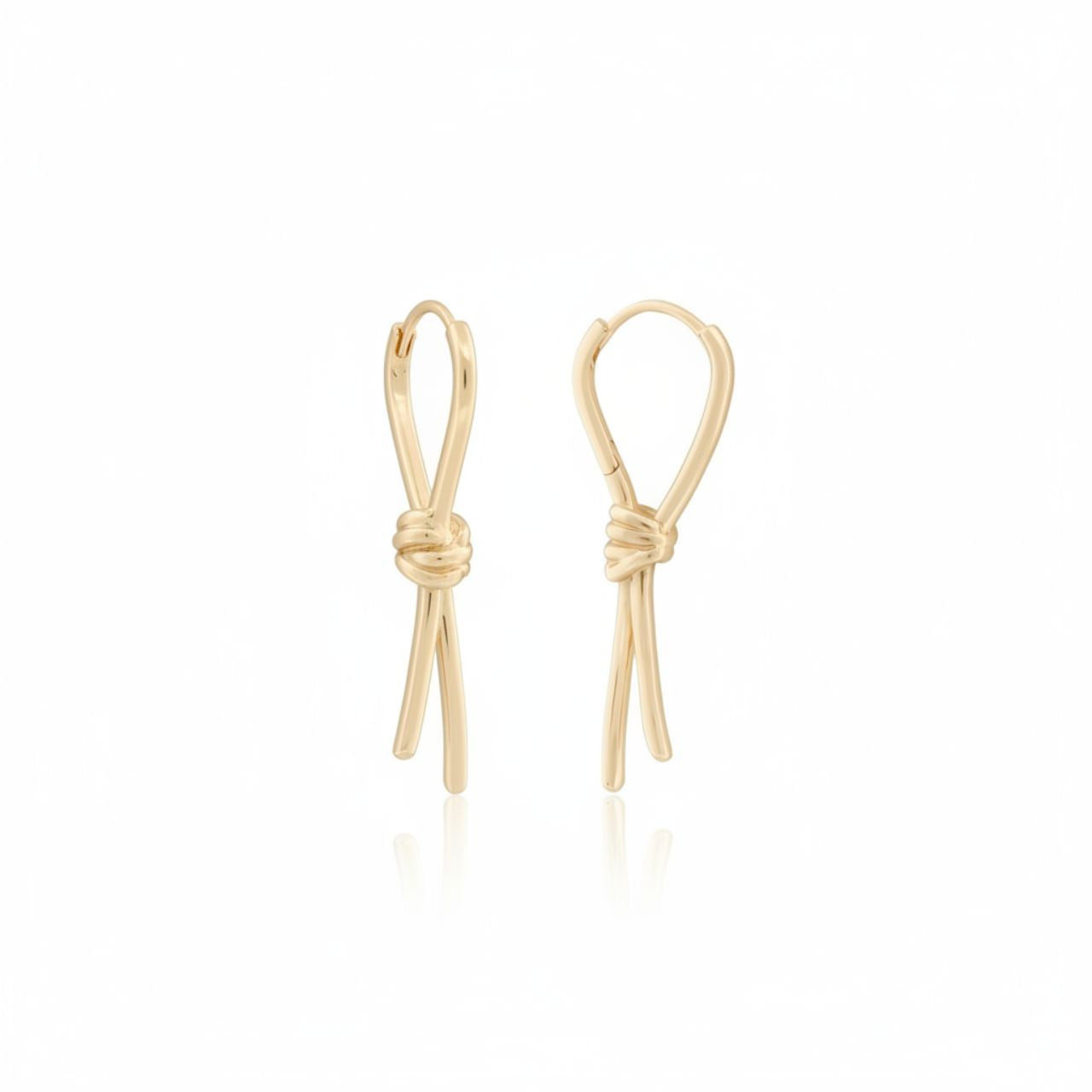 Celebrate eternal love with these stunning Tipperary Love Knot Gold Earrings, a timeless symbol of connection and devotion.