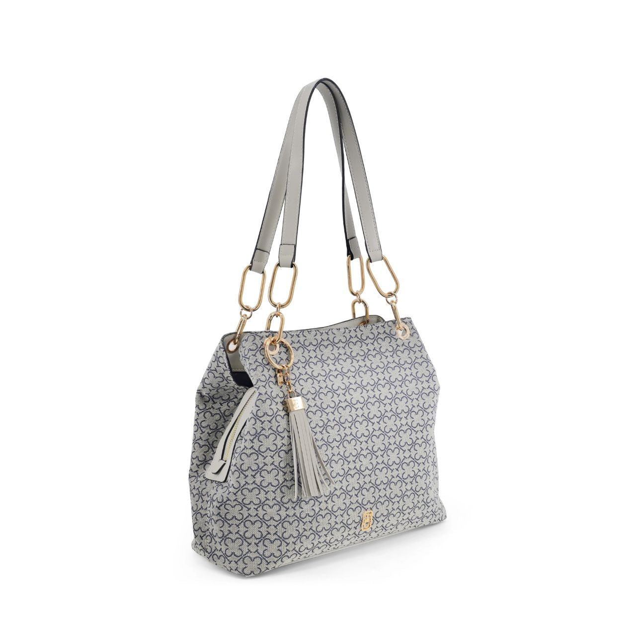 Monogram Tote Material - Indigo by Tipperary - NEW