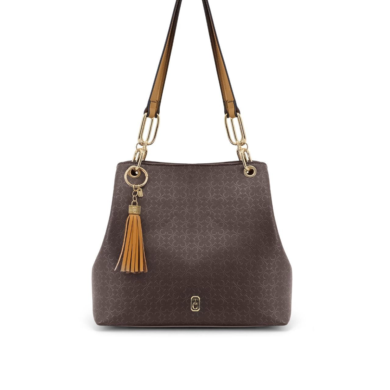 The Tipperary Monogram Tote in Mocha is a sophisticated accessory designed for the discerning user. Crafted with attention to detail, its rich mocha hue complements a variety of styles while the monogram adds a personalized touch. Ideal for everyday use, this tote combines practicality with elegance, offering ample space and durability for your essentials throughout the summer season.