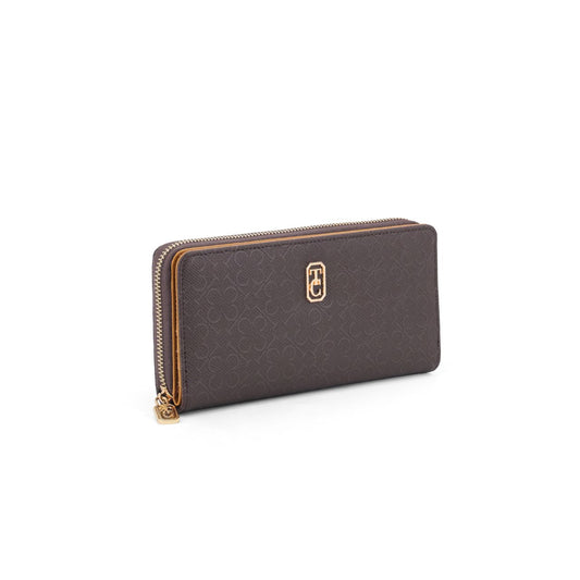Tipperary Monogram Wallet in rich mocha leather brings timeless style to your everyday carry. With multiple card slots and a coin compartment, it combines practicality with elegant design.&nbsp;