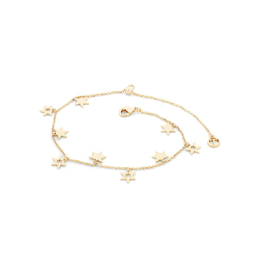 Experience the elegance and luxury of the Tipperary Nine Star Gold Bracelet, with a timeless design that's been crafted to perfection. This must-have accessory is a testament to our industry expertise and commitment to providing the highest quality products.