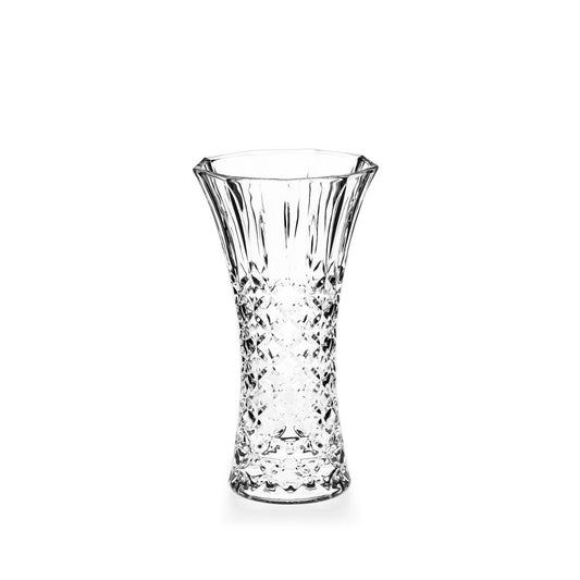 Opera 12" Vase by Tipperary Crystal  The Tipperary Opera 12" Vase is a beautiful and timeless vase from the Tipperary Crystal collection. Intricately designed cuts and a stunningly elegant shape, this piece is perfect for adding a touch of sophistication to any home. The perfect addition to your glassware collection.