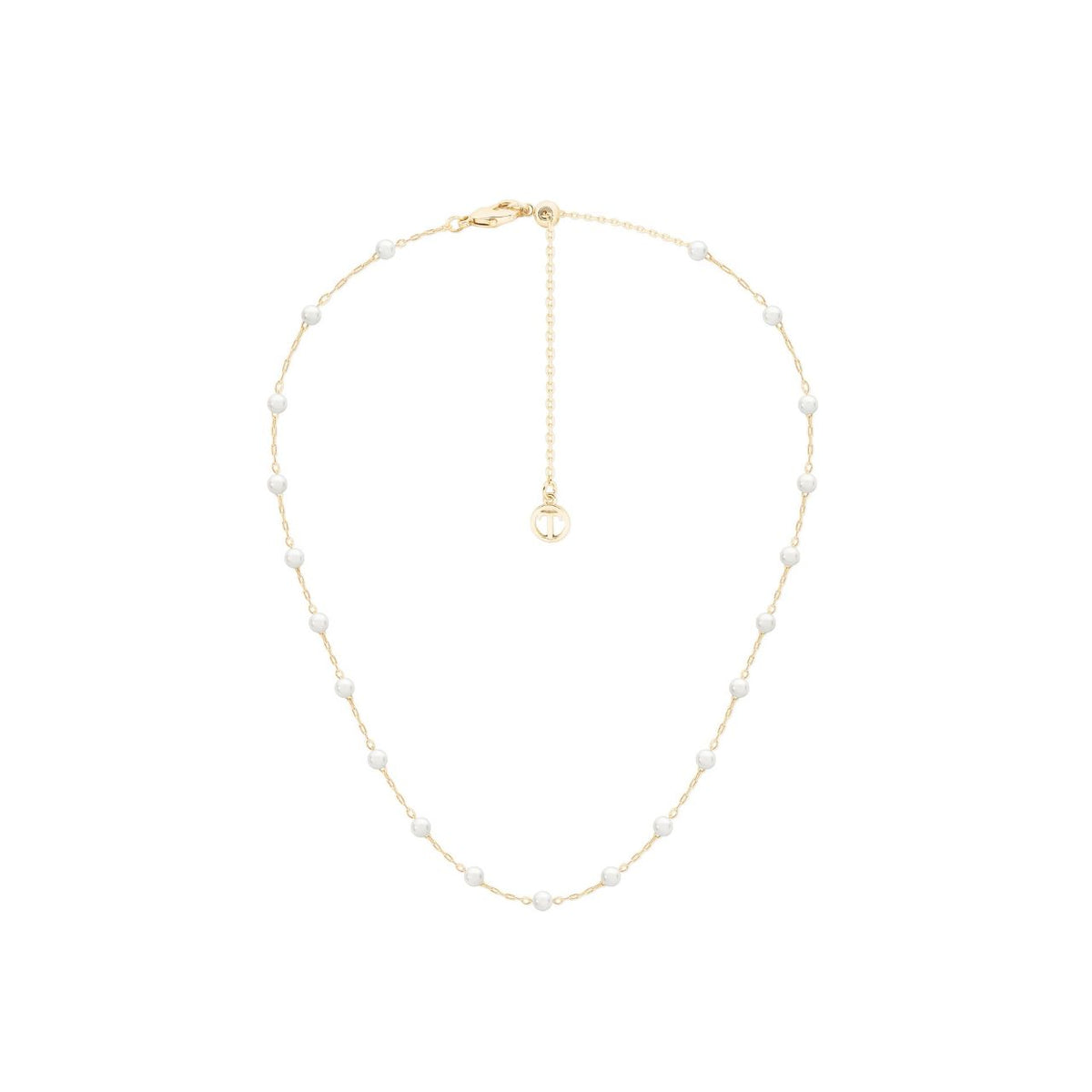 Elevate your everyday elegance with this exquisite Pearl Fine Chain Gold Necklace from Tipperary. Crafted with a delicate gold chain and lustrous pearl accent, this timeless piece brings refined sophistication to any occasion.