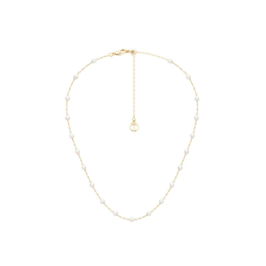 Elevate your everyday elegance with this exquisite Pearl Fine Chain Gold Necklace from Tipperary. Crafted with a delicate gold chain and lustrous pearl accent, this timeless piece brings refined sophistication to any occasion.