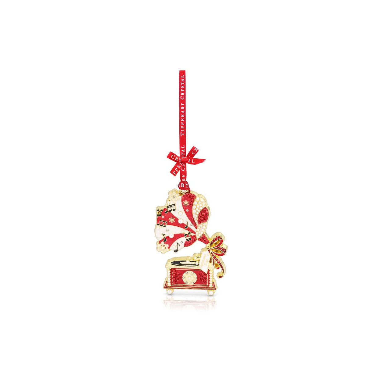 A lovely little decoration for anyone who enjoys music and a touch of vintage style. The Gramophone Christmas Decoration makes a charming addition to the tree and a thoughtful gift for someone special. Presented in a gift box, ready to give.